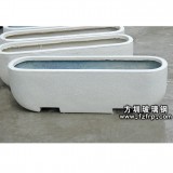 HP002懸掛式花盆 長方形花槽 室外仿砂巖花盆圖片