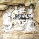 廣場雕塑設計 小區現代雕塑廠家 人物浮雕背景墻
