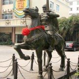 YD-008小區門口裝飾雕塑 歐式騎士人物雕塑
