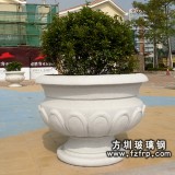 HP114廣場玻璃鋼歐式花盆圖片 玻璃鋼砂巖花盆價格量大便宜