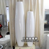 HP110白色室內玻璃鋼觀賞花盆
