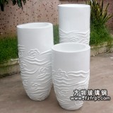 HP070玻璃鋼雕刻花紋裝飾花瓶 藝術花瓶定做