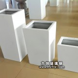 HP013玻璃鋼室內裝飾花盆擺件 長方形園藝花盆價格實惠