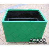 HP008正方形玻璃鋼花盆出售 深圳花盆批發商推薦廣場花盆