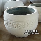 HP059玻璃鋼仿砂巖花盆 歐式花盆批發 仿石頭花盆特大花盆定做