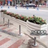 HP050玻璃鋼懸掛式花盆定做 街道綠化花盆
