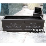 HP018 玻璃鋼長方形花盆出售 大批采購盆景花盆價格可便宜 方形花槽批發