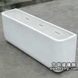 方圳為開達園林實業公司制作玻璃鋼懸掛花盆