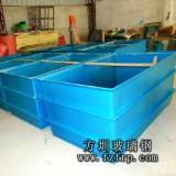 方圳玻璃鋼為林先生水產養殖定制玻璃鋼水箱