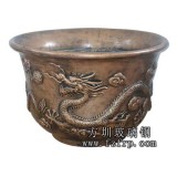 HP204玻璃鋼仿銅花盆 供應玻璃鋼復古花盆