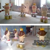 玻璃鋼卷卷公主造型