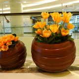 美陳花盆玻璃鋼工藝品