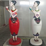 美陳形象雕塑玻璃鋼工藝品