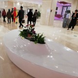 可乘坐的大型玻璃鋼花盆提升陜西商場購物體驗