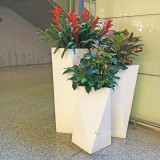 四川中海國際玻璃鋼組合花瓶切面藝術造型