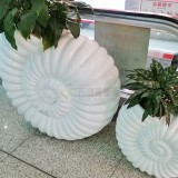 玻璃鋼海螺花盆