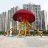 城市廣場大型水母景觀雕塑