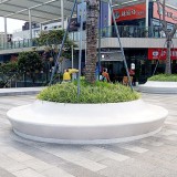 圓形玻璃鋼花壇樹池坐凳