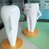 玻璃鋼牙齒模型迎賓雕塑擺件