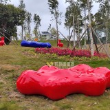 兒童友好型玻璃鋼座椅裝飾深圳龍岐灣公園主題景觀