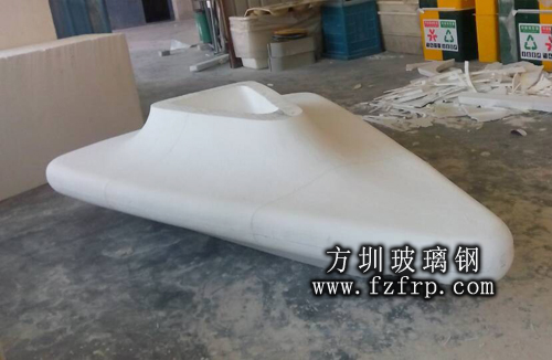 商場美陳休閑椅帶花盆工廠模具生產圖