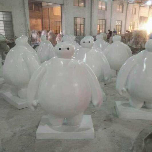 大白玻璃鋼雕塑工廠生產圖