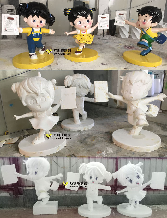 廣州玻璃鋼卡通人物雕塑方圳工廠生產制作圖