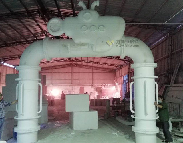 玻璃鋼門頭造型獨特創意提升形象利器
