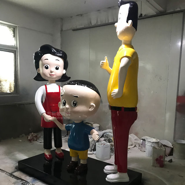 深圳青少年創新教育基地玻璃鋼卡通形象雕塑