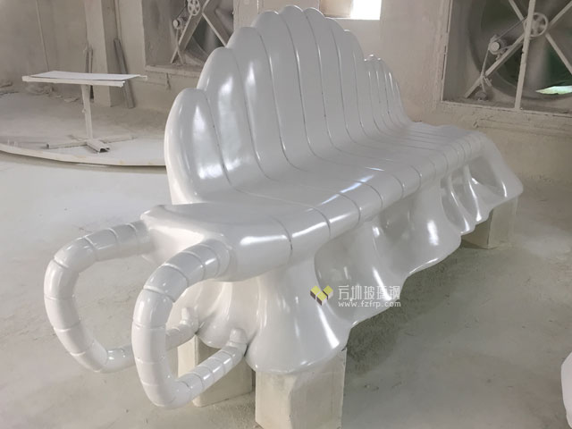 云南玉溪澄江博物館玻璃鋼古生物創意休閑椅