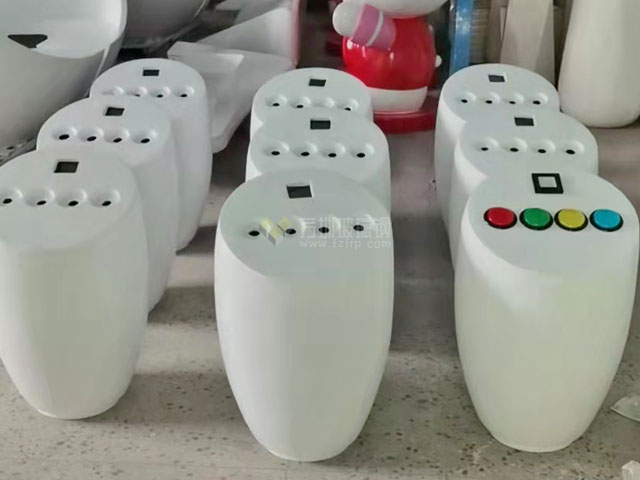 深圳玻璃鋼搶答臺模型互動設備外殼
