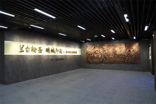 深圳檔案館展廳玻璃鋼海防圖浮雕文化墻再現紅色記憶