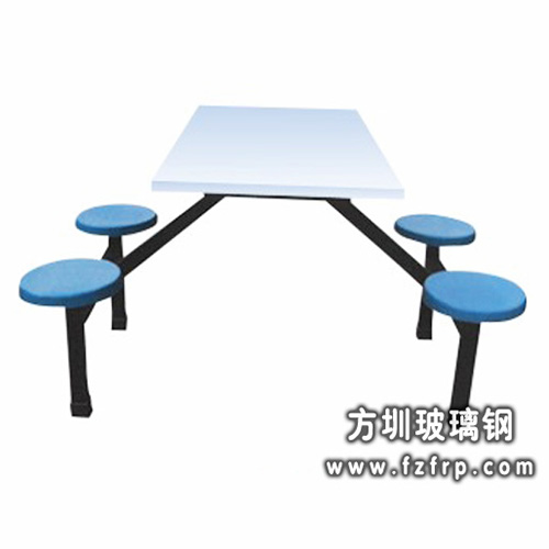 玻璃鋼餐桌椅B010
