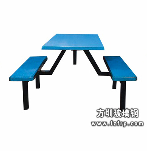玻璃鋼餐桌椅B012