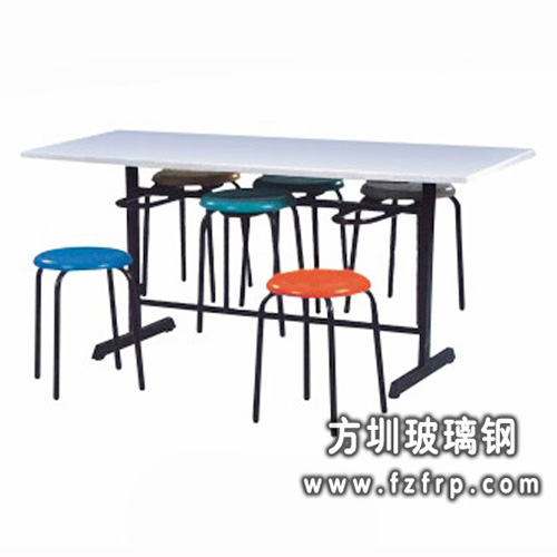 玻璃鋼餐桌椅B020