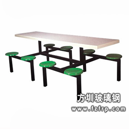 玻璃鋼餐桌椅B023