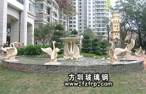 HP185小區公園噴泉雕塑設計