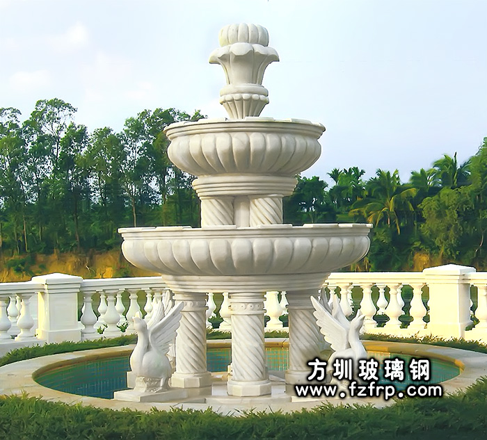 HP187公園大型裝飾噴泉花盆