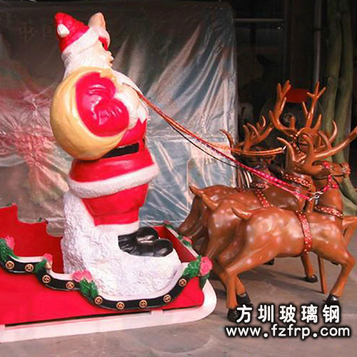 玻璃鋼圣誕節日美陳