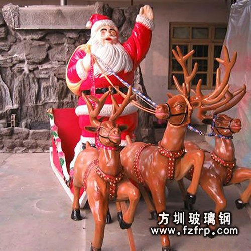 玻璃鋼圣誕節日美陳